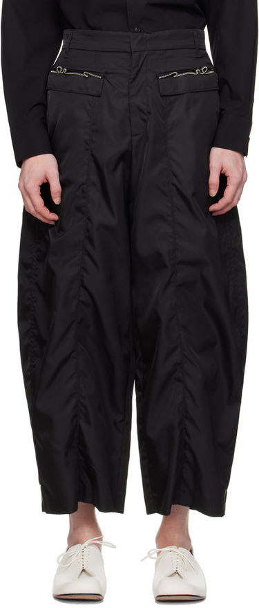 Cargo byxor ADER ERROR Elva Baggy Nylon Trousers Svart | BN01SSSA0203BK, 0