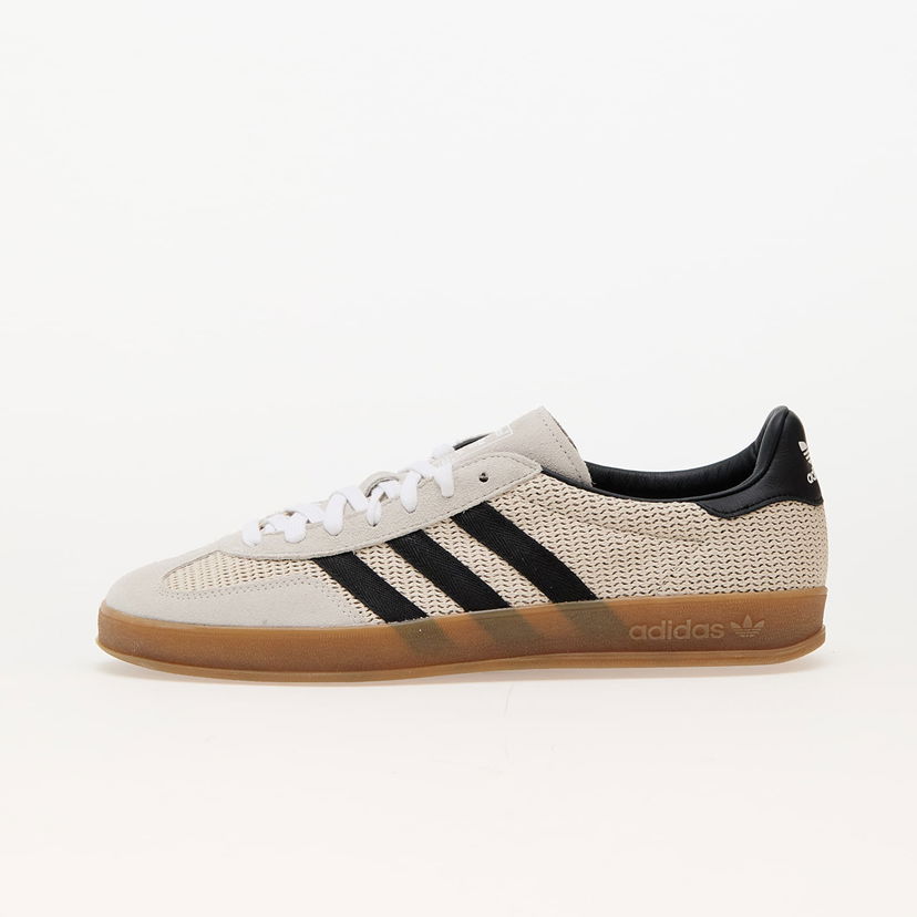 Sneakers och skor adidas Originals Gazelle Indoor Aluminium/ Core Black/ Gum Beige | IH4769