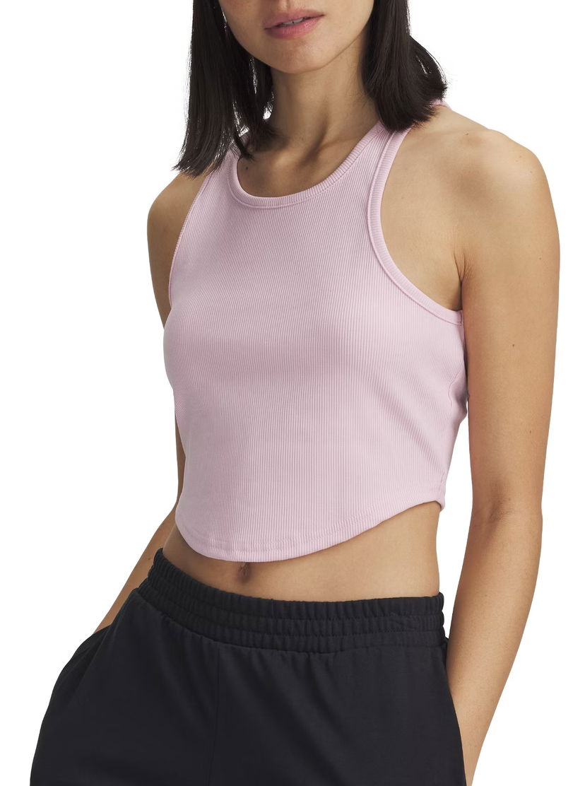 Linne Under Armour Under Armour Rival Rib Tank Top Rosa | 1389798-647
