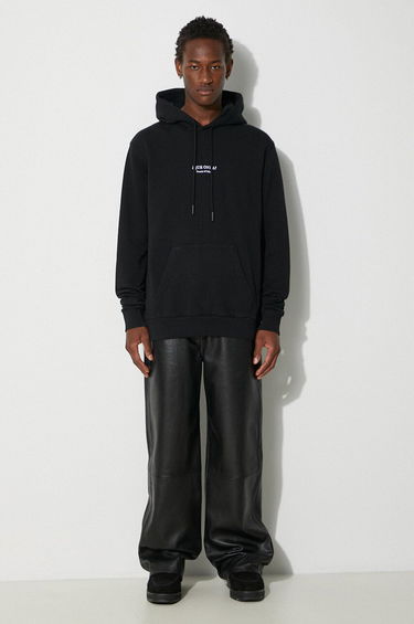 Sweatshirt Marcelo Burlon Regular Hoodie Svart | CMBB007F24FLE0061001, 1