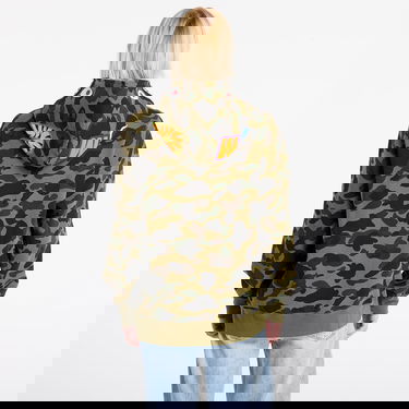 Sweatshirt BAPE 1St Camo Shark Full Zip Hoodie Grön | 001ZPL801007MGRN, 4