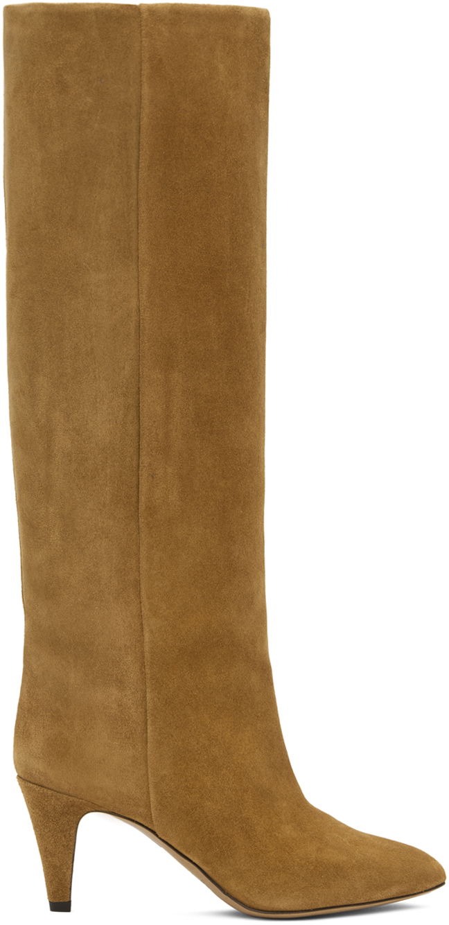 Sneakers och skor ISABEL MARANT Suede Kitten Heel Tall Boots Brun | BT0021FA-B1A07S, 0