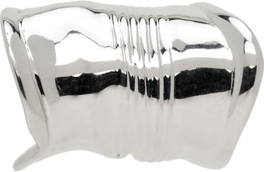 Örhängen Jean Paul Gaultier Jean Paul Gaultier 'The Crushed Can' Silver-Tone Ear Cuff Metallisk | 25/03-W-JW016-X053-91, 0