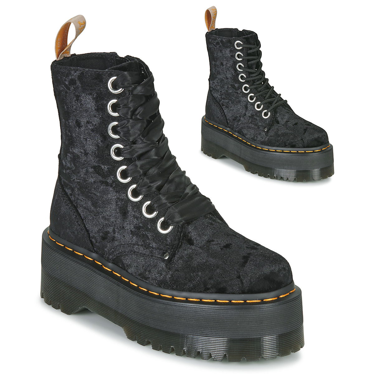 Sneakers och skor Dr. Martens Vegan Jadon Max Crusher Velvet "Black" Svart | 31030001, 0