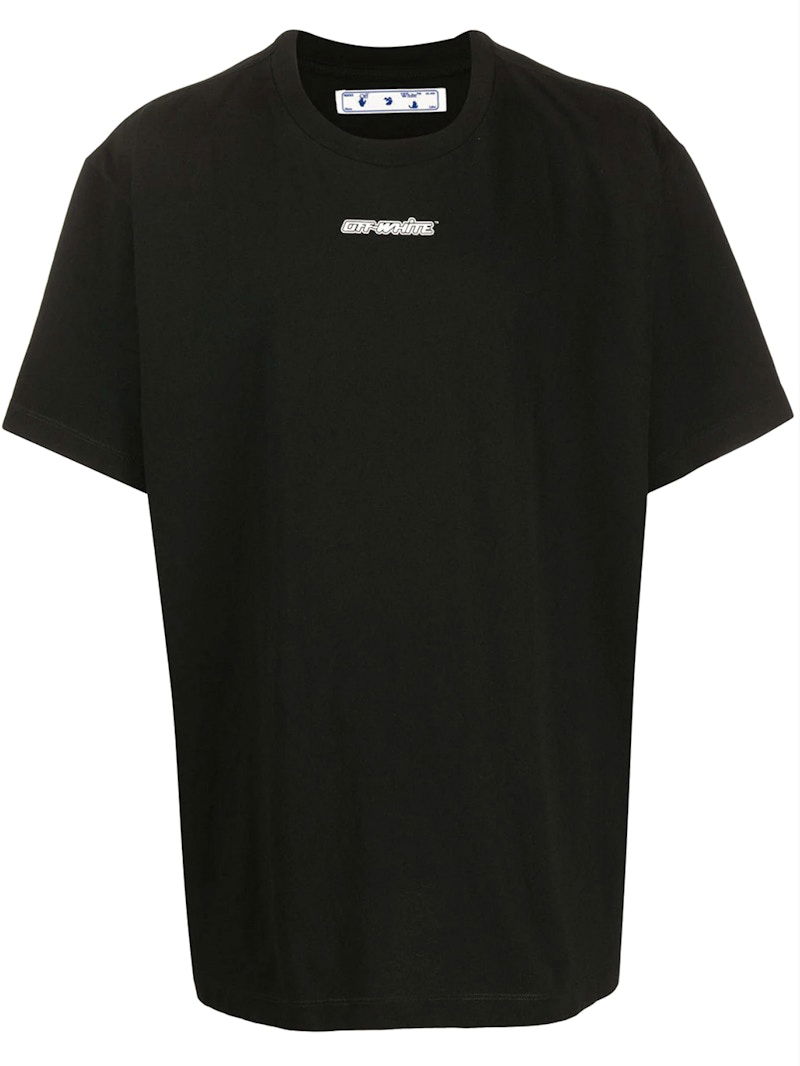 T-shirt Off-White Marker Red Arrows Oversized Tee Svart | OMAA038E20JER0021025 / OMAA038G20JER0041025