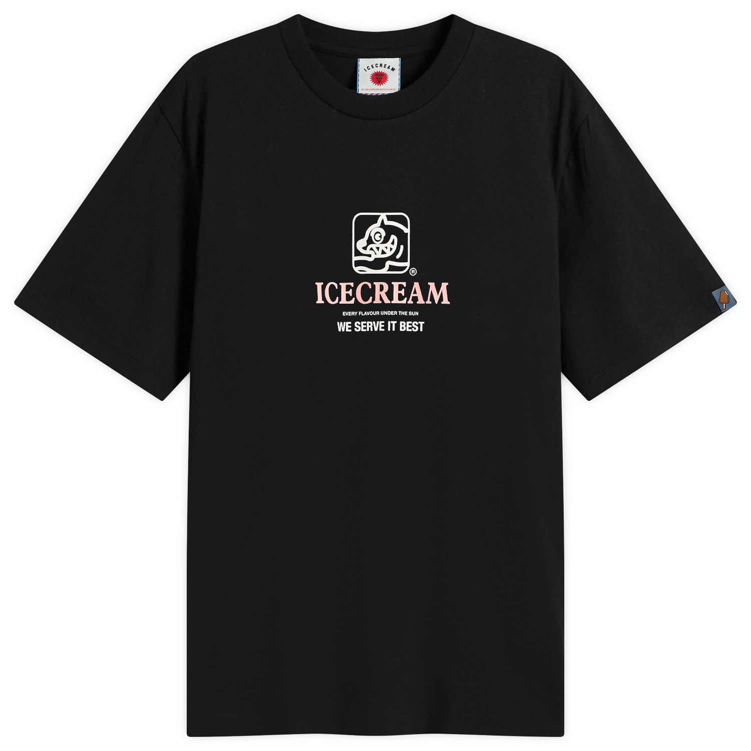 T-shirt BBC IceCream Serve It Best Graphic Tee Svart | IC25348-BLK, 1