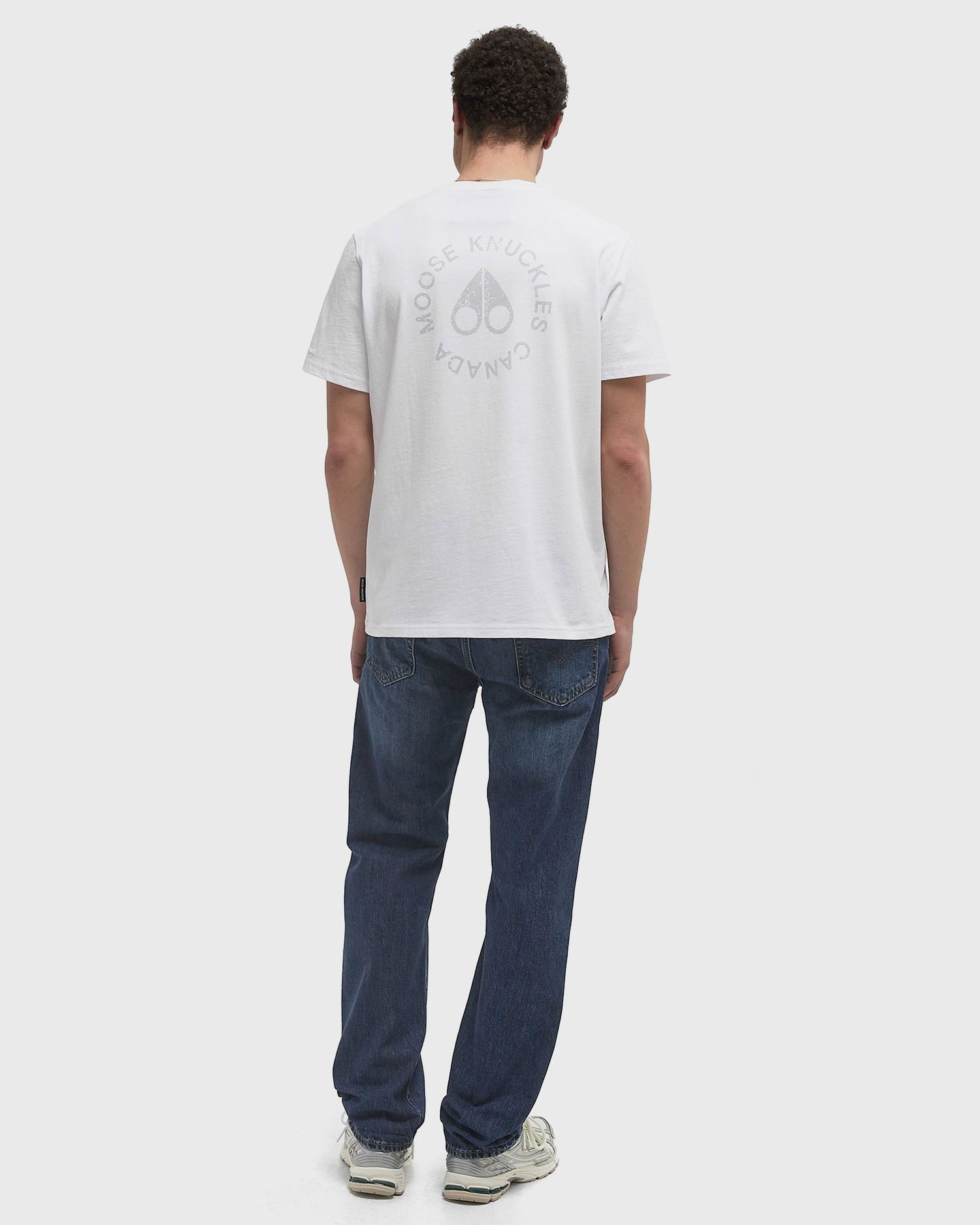 T-shirt Moose Knuckles Off Island T-Shirt Vit | M15MT770-891, 1