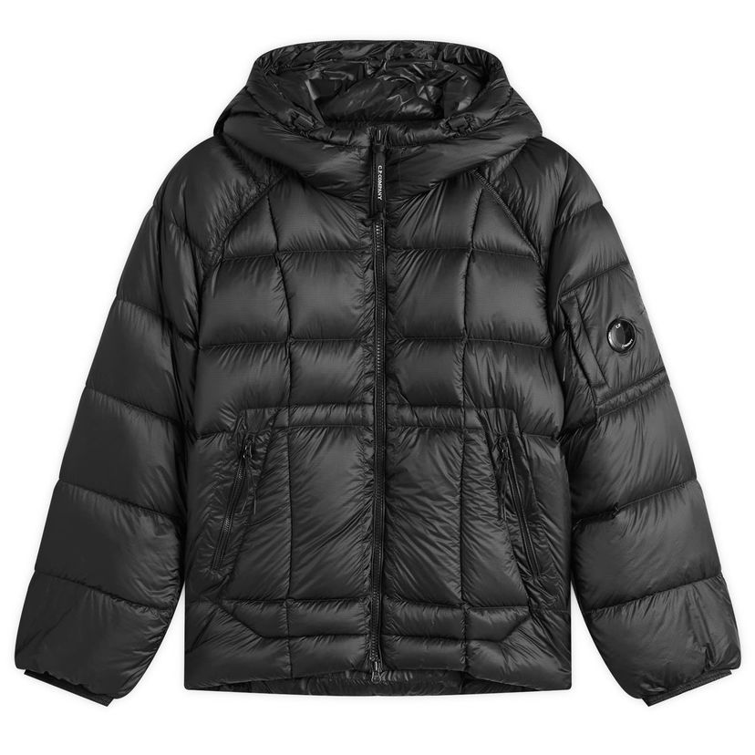 Pufferjacka C.P. Company DD-Shell Hooded Jacket Svart | RFCMOW702A-110416A-999