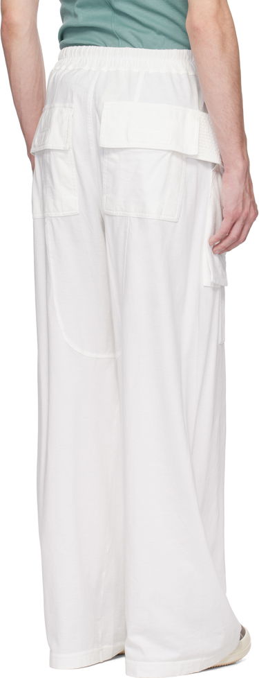 Cargo byxor Rick Owens Rick Owens DRKSHDW Hollywood Creatch Wide Cargo Pants Vit | DU01E3394 RN, 2