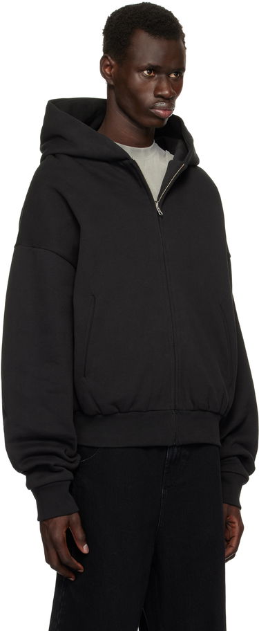 Sweatshirt Entire Studios Thermal Hoodie Svart | ES2488SO, 1