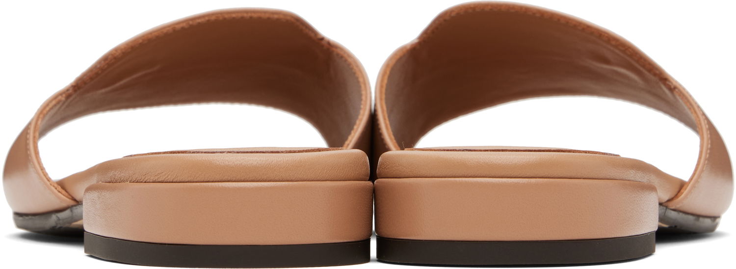 Sneakers och skor Jimmy Choo Jimmy Choo Dina Flat Sandals Beige | DINA FLAT, 1