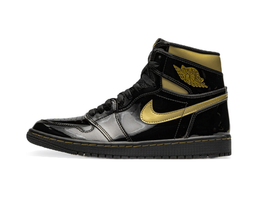 Begränsad upplaga Jordan Air Jordan 1 Retro High OG "Black Metallic Gold" Svart | 555088-032