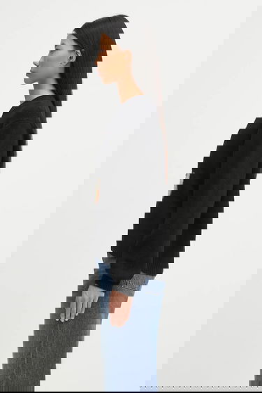 Sweater MAISON KITSUNÉ Dressed Fox Intarsia Wool Sweater Svart | PW00812KH0002, 1