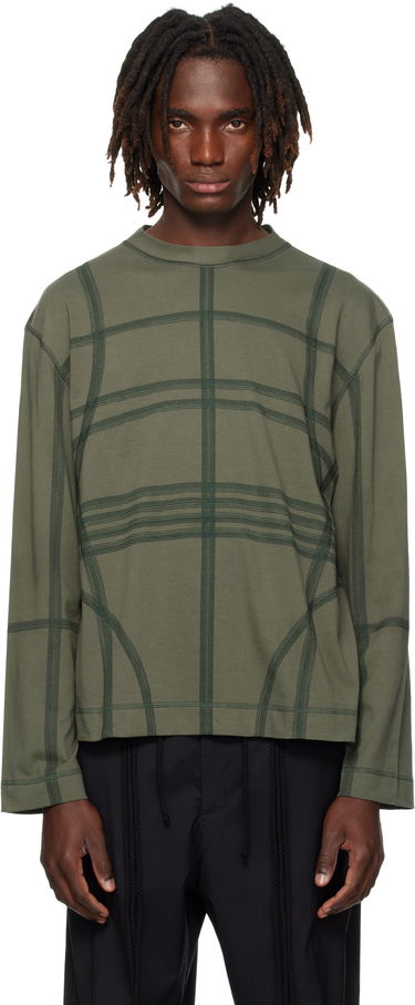 T-shirt Craig Green Craig Green Flatlock Long Sleeve T-Shirt Grön | CGAW25CJETLS11, 0
