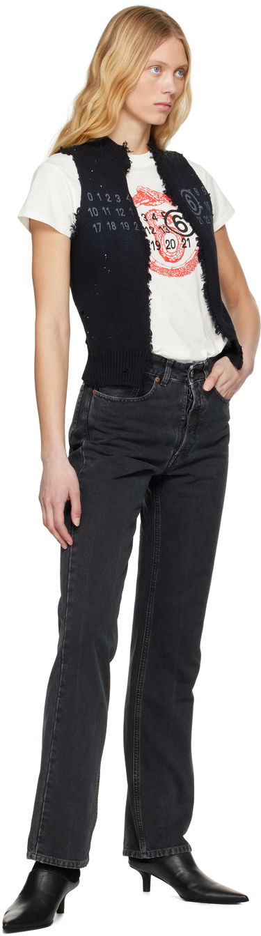 Jeans Maison Margiela MM6 Maison Margiela 5-Pocket Jeans Svart | S52LA0253 M35249, 3