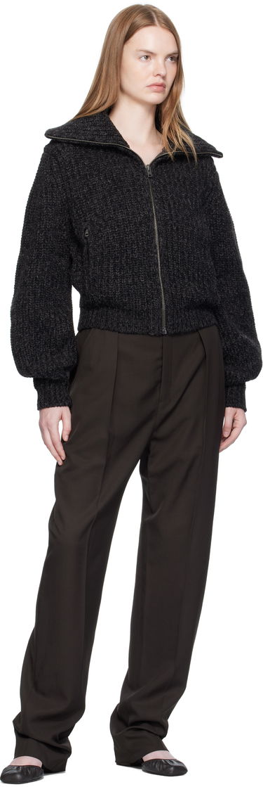 Sweater LEMAIRE LEMAIRE Zipped Knit Cardigan Grå | OW1186 LK1029, 3