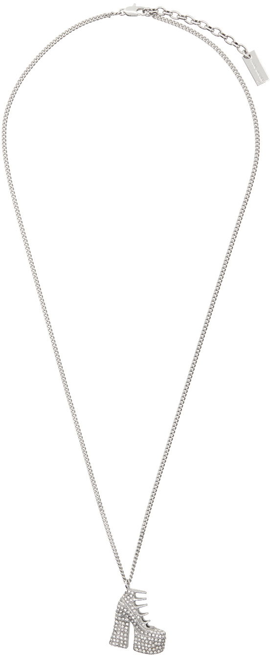 Halsband Marc Jacobs Marc Jacobs Kiki Ankle Boot Pendant Necklace Metallisk | 2R3JNC001J78