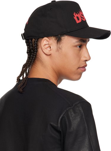 Keps DSQUARED2 Dsquared2 Baseball Cap with Flames Logo Svart | BCM0915-05C00001-2124, 2