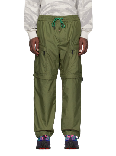 Cargo byxor Moncler Grenoble Zip Panel Cargo Pants Grön | I10972A0000454A3E