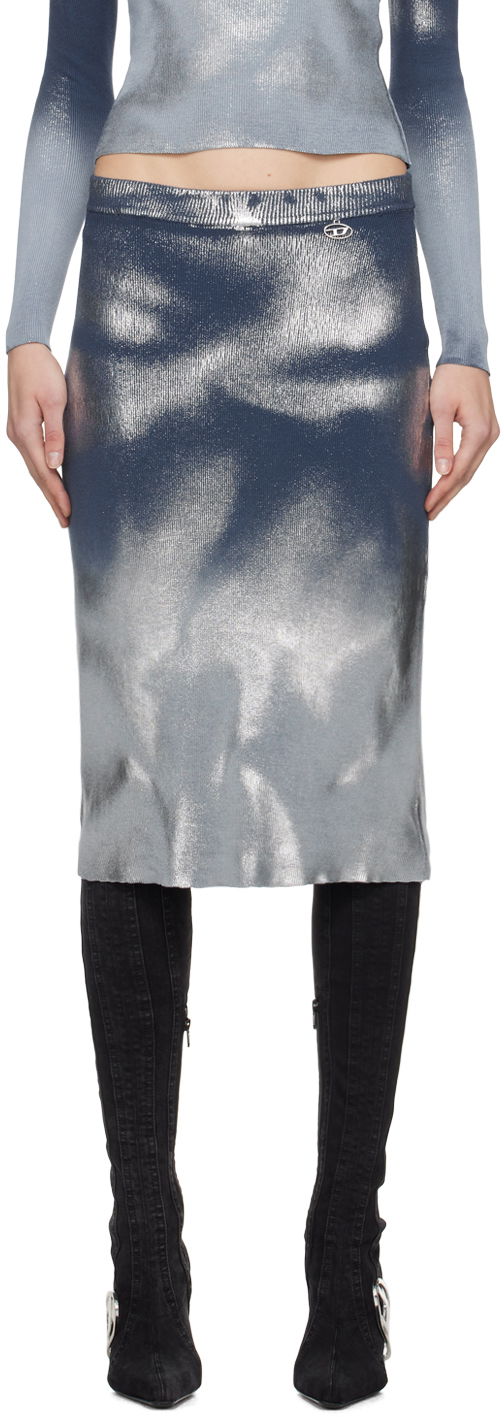 Kjol Diesel M-Ilan Midi Skirt Grå | A13028 0BNAE