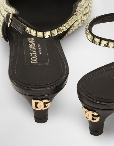 Sneakers och skor Dolce & Gabbana Calfskin Slingbacks Flerfärgad | CG0826A6A028E831, 3