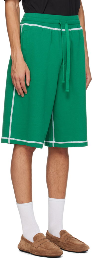 Shorts Dolce & Gabbana Embroidered-Logo Shorts Grön | GP08BZG7NON, 1