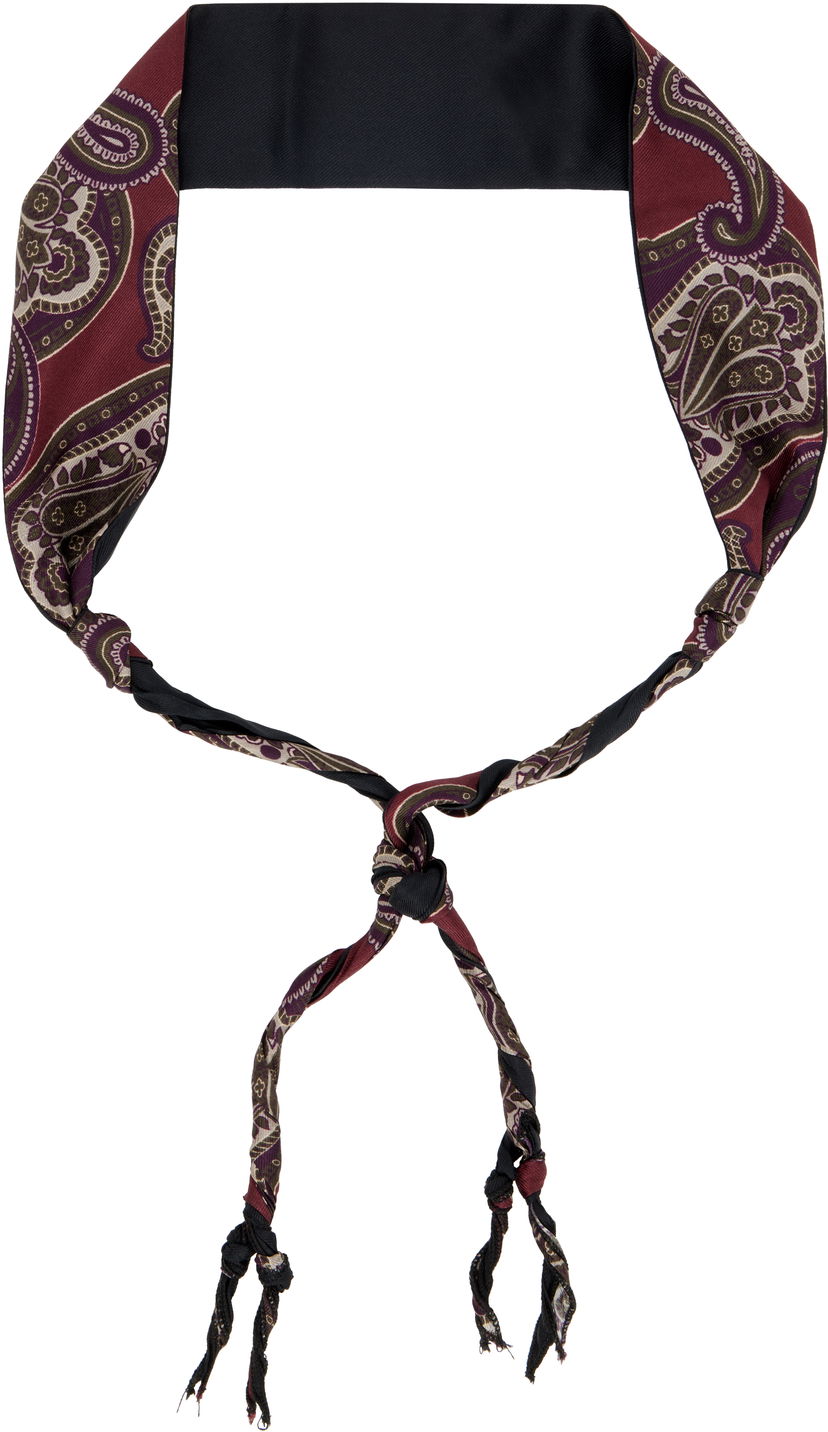 Halsduk OUR LEGACY Our Legacy Paisley Print Twisted Tie Flerfärgad | A4258TBPA