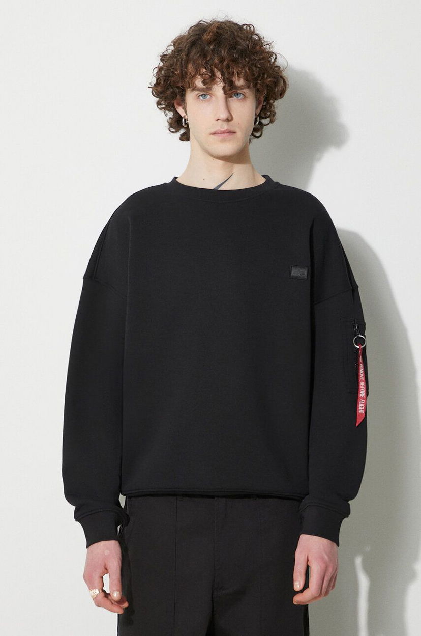 Sweatshirt Alpha Industries Essentials RL Sweatshirt Svart | 146303