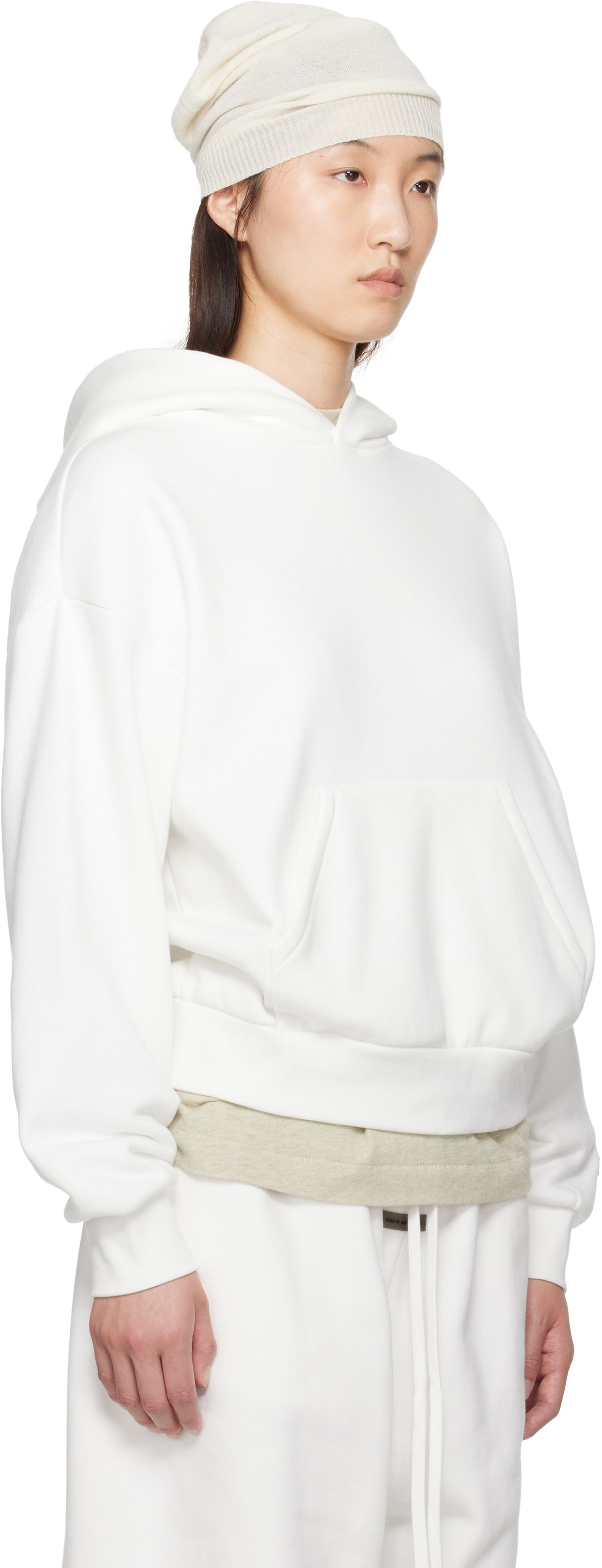 Sweatshirt Fear of God Fear of God ESSENTIALS Classic Fit Hoodie Vit | 192SP255544FW, 1