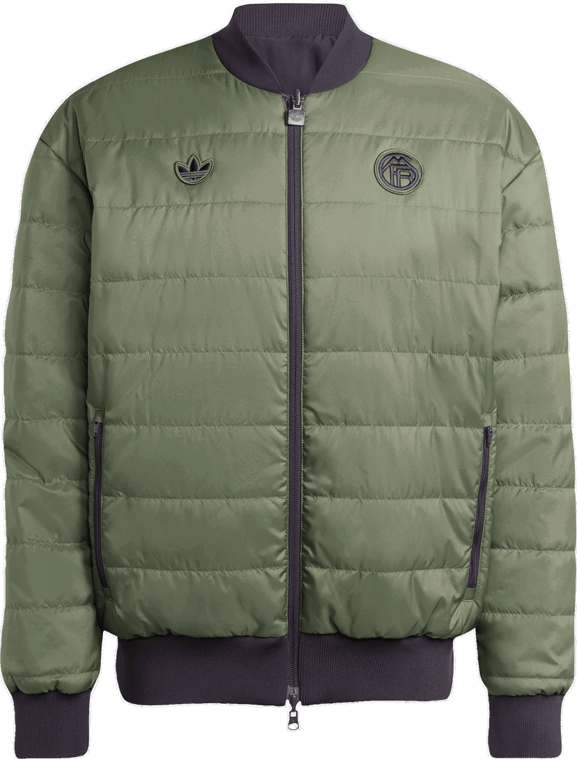Bomberjacka adidas Originals FC Bayern Munich Icon Bomber Jacket Grön | jm9434