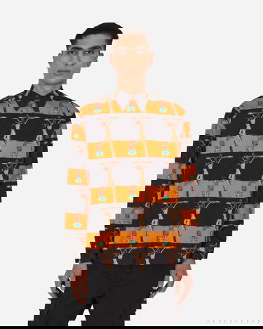 Skjorta Sex Skateboards Crusifix Button Up Flerfärgad | SX27 001, 0