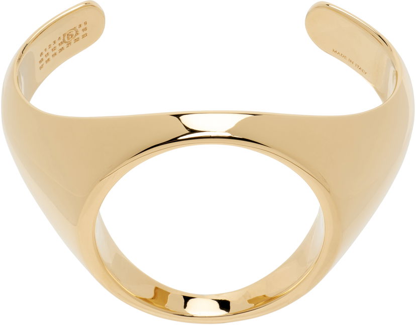 Armband Maison Margiela MM6 Maison Margiela Gold-Tone Signet Bracelet Gul | SM7UY0089 P7355