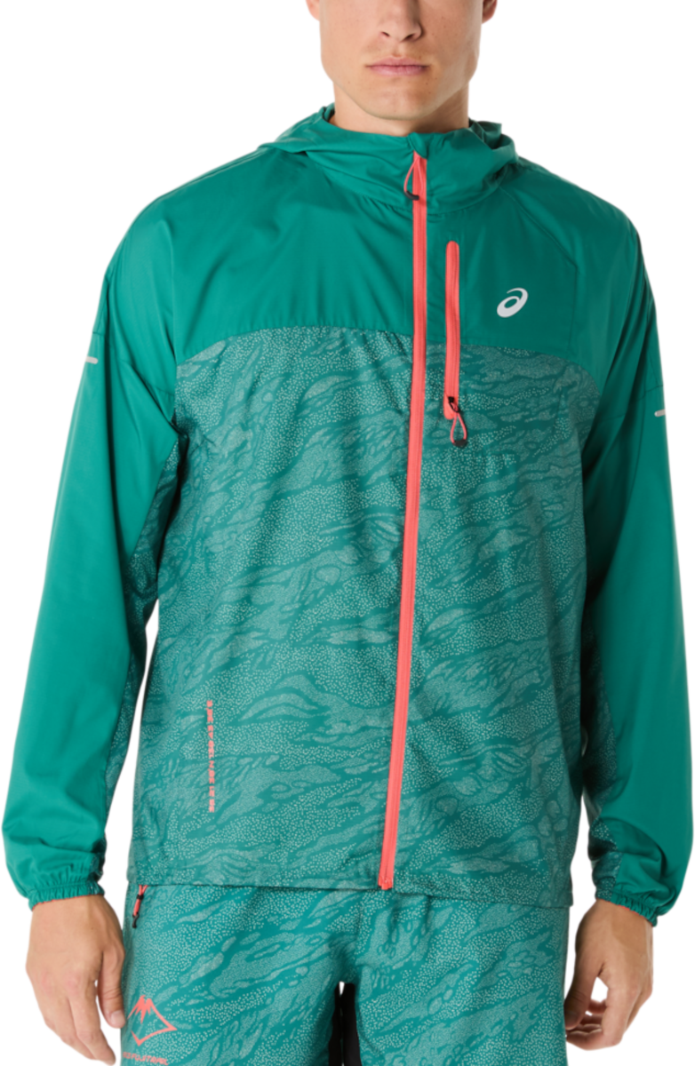 Vindjacka Asics Fujitrail Packable Windbreaker Jacket Grön | 2011c991-300