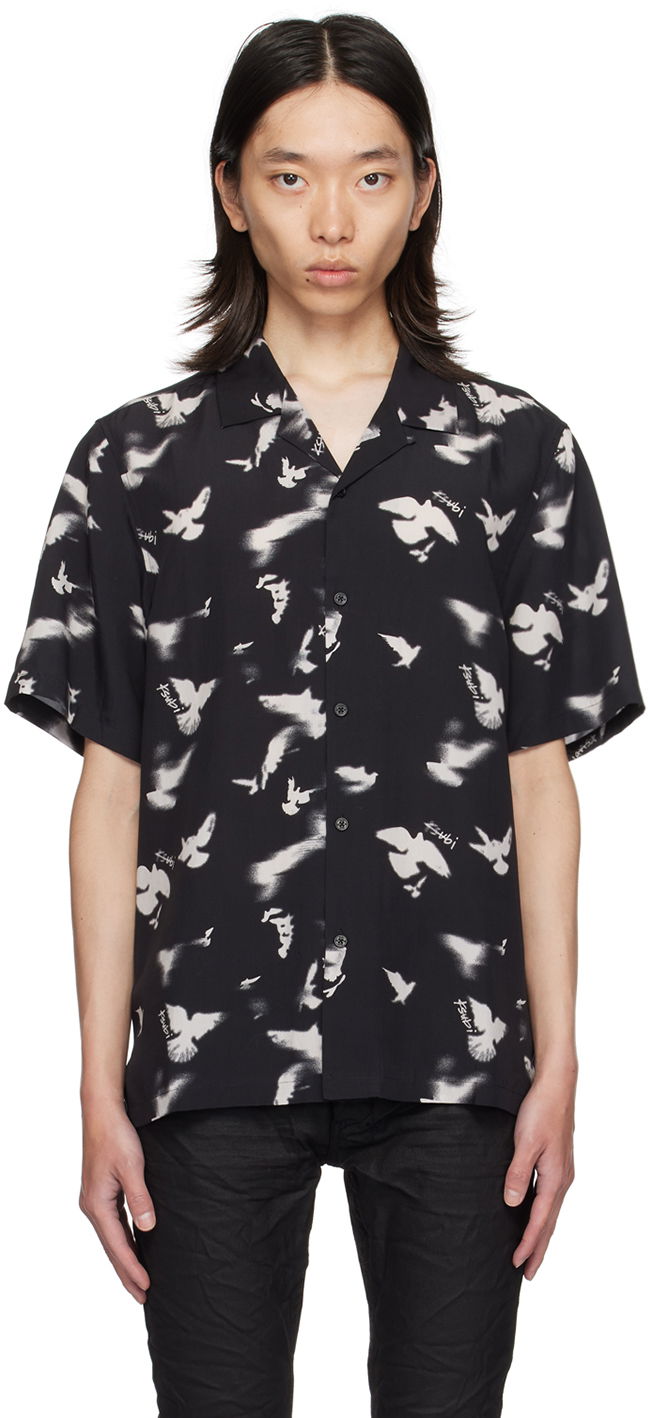 Skjorta Ksubi Black Flight Resort Shirt Svart | MPF24SH004
