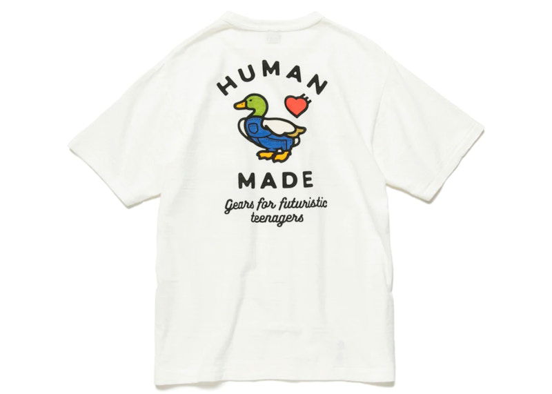 T-shirt Human Made Pocket #3 Graphic T-Shirt Vit | HM23CS025