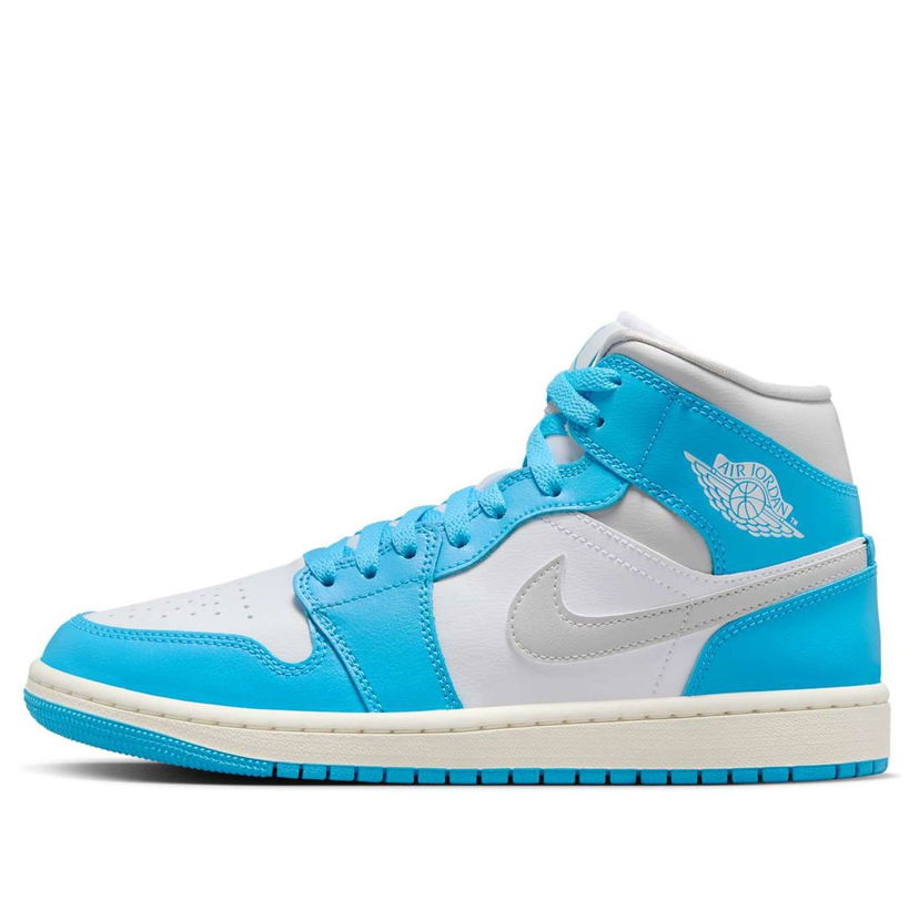 Sneakers och skor Jordan Air Jordan 1 Mid Dark Powder Blue Blå | BQ6472-400