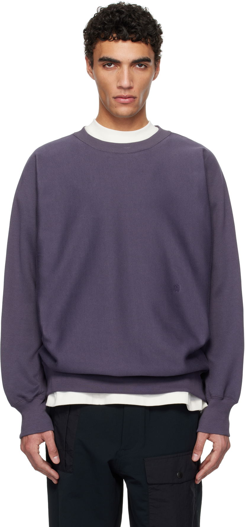 Sweatshirt NANAMICA nanamica Crew Neck Sweatshirt Purpur | S25SH011U