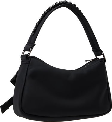Handväska Simone Rocha Simone Rocha Beaded Utility Bow Pochette Bag Svart | BAG176B 0761, 2