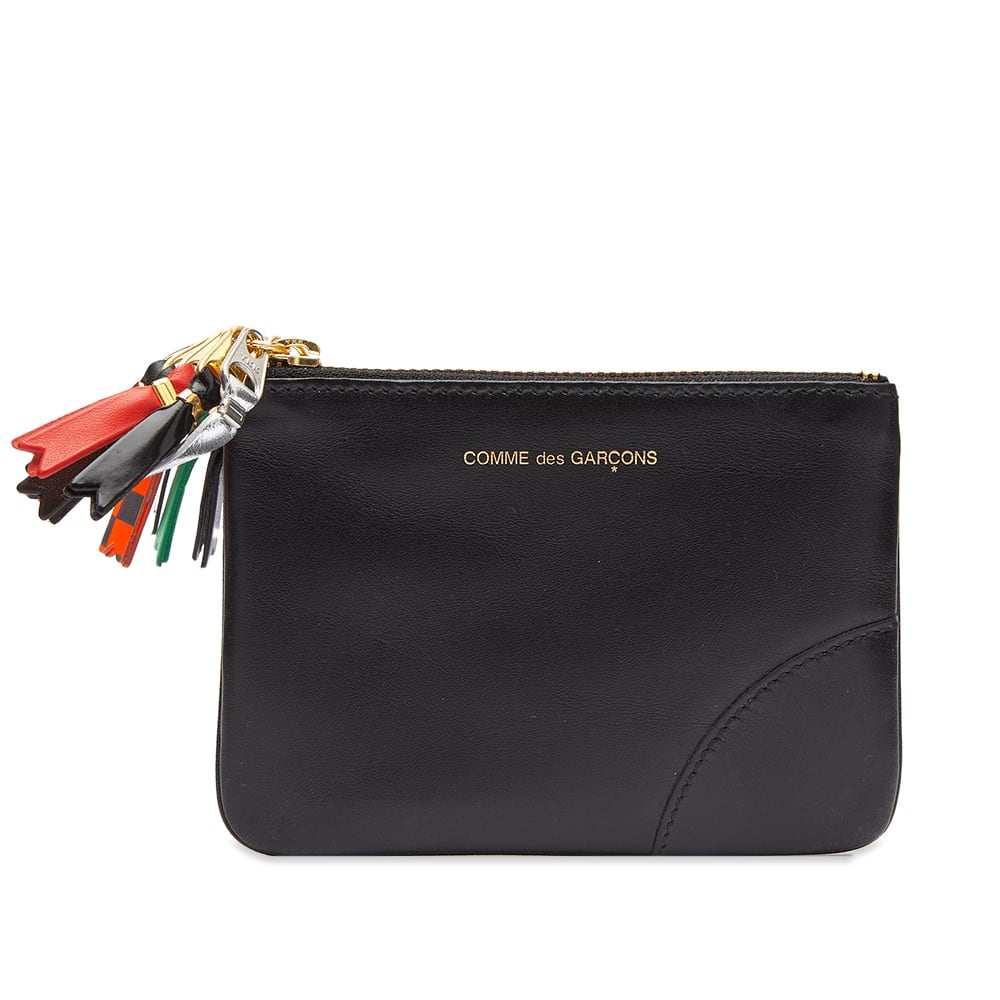 Plånbok Comme des Garçons Zipper Pull Wallet Black Svart | SA8100ZP, 0