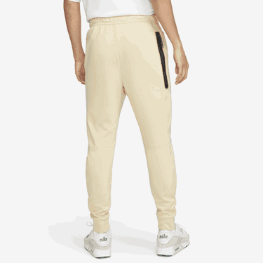 Träningsbyxor Nike Sportswear Tech Fleece Lightweight Slim-Fit Jogger Tracksuit Bottoms Beige | DX0826-783, 1