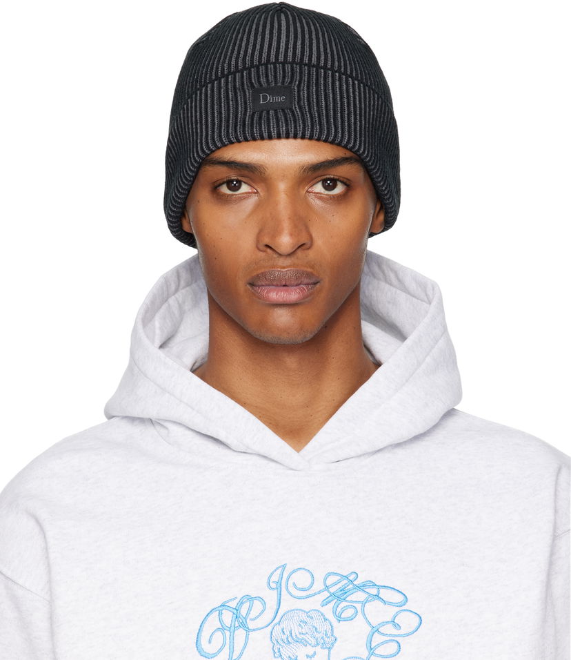 Mössa Dime Dime Classic Rib Beanie Svart | DIMESU2528BLK