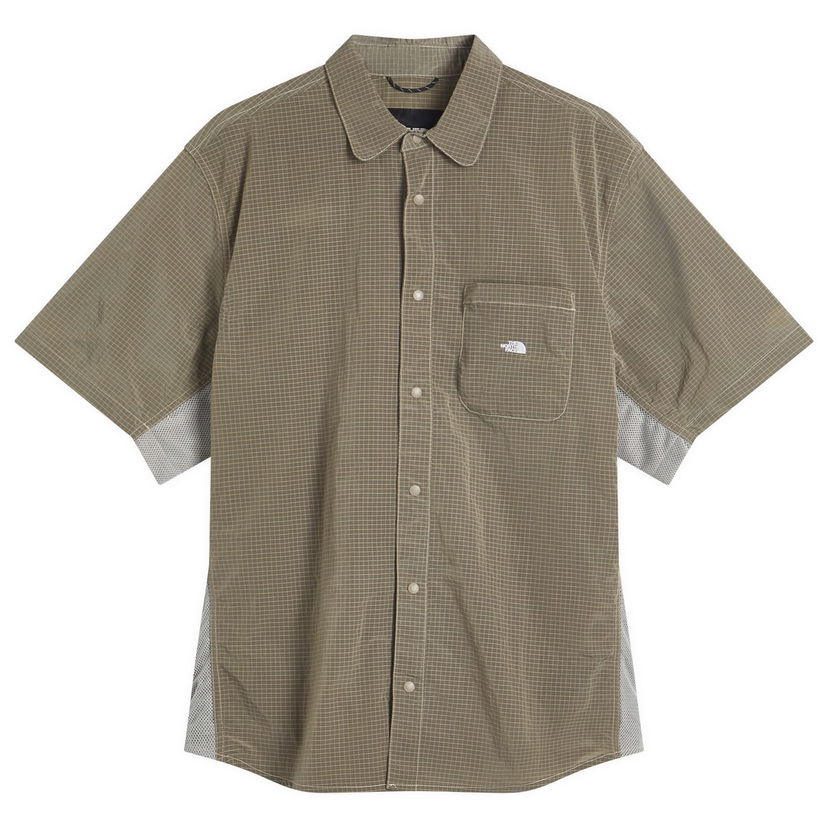 Skjorta The North Face Fabric Mix Short Sleeve Shirt Grön | NF0A8CKH3X4