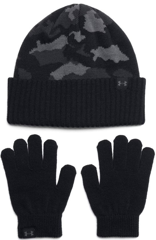 Handskar Under Armour Beanie and Glove Combo Svart | 1386641-001