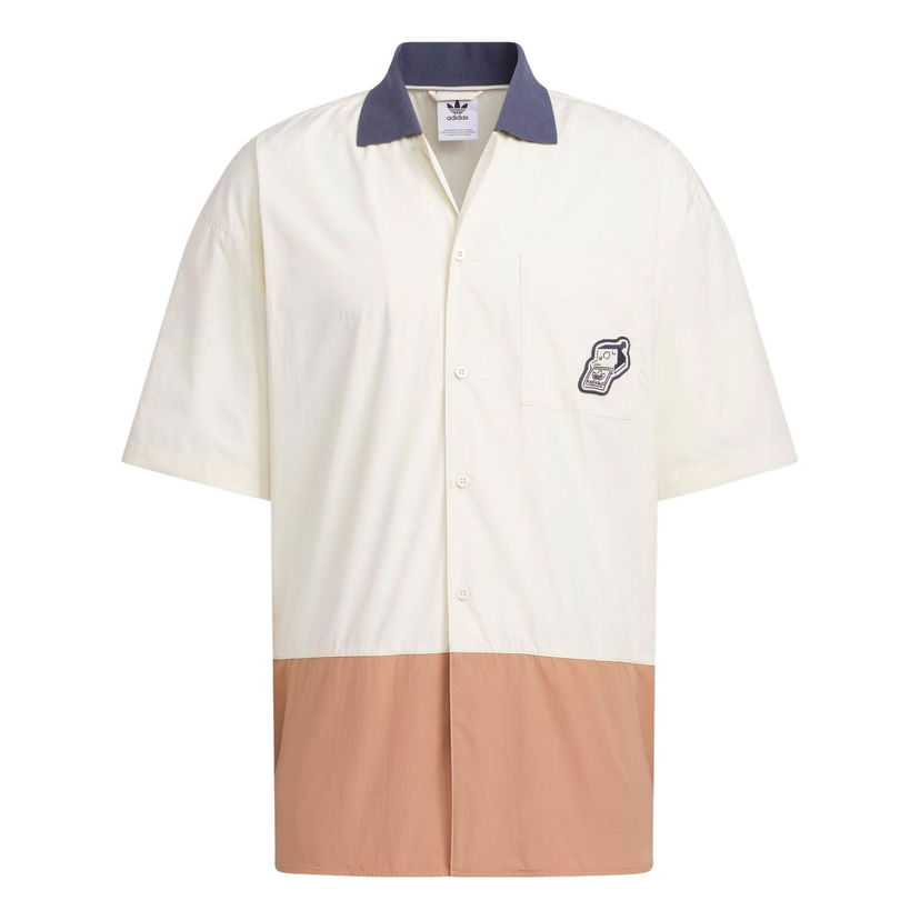 Skjorta adidas Originals Yu Nagaba Button-Up Shirt Beige | IS0634