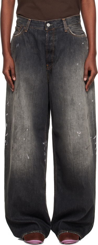Jeans Acne Studios Acne Studios 2023 Wide Leg Jeans Svart | C00089-, 0