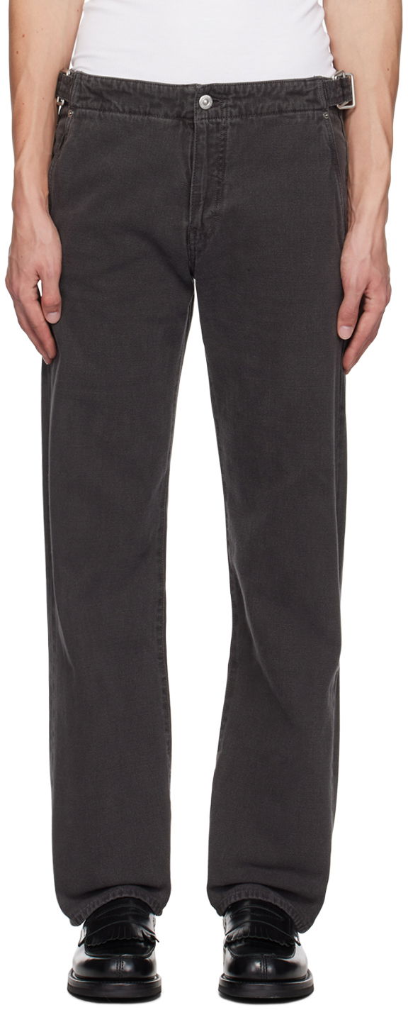Byxor OUR LEGACY Trucker Trousers Svart | M4245TA