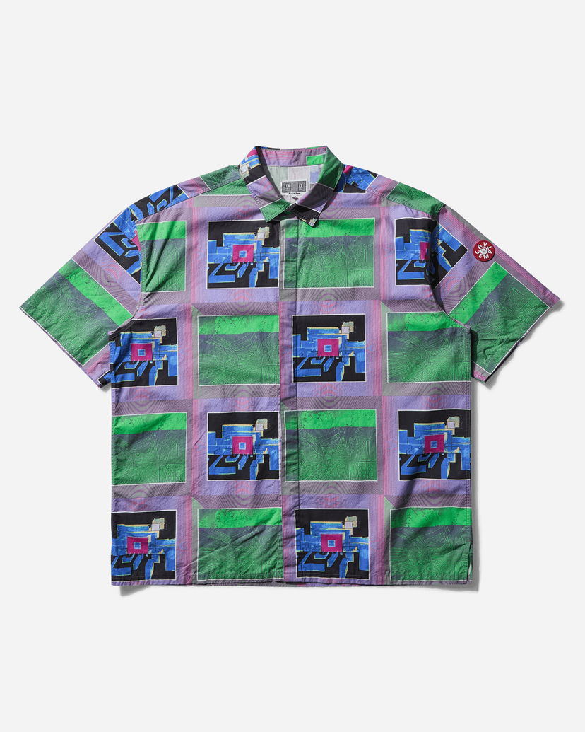 Skjorta Cav Empt Galatea Galante VH Print Short Sleeve Shirt Flerfärgad | CES27SH10 PURPLE