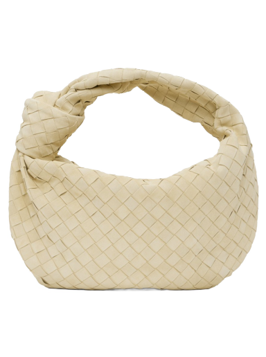 Axelväska Bottega Veneta Teen Jodie Shoulder Bag Beige | 690225 V1QE0