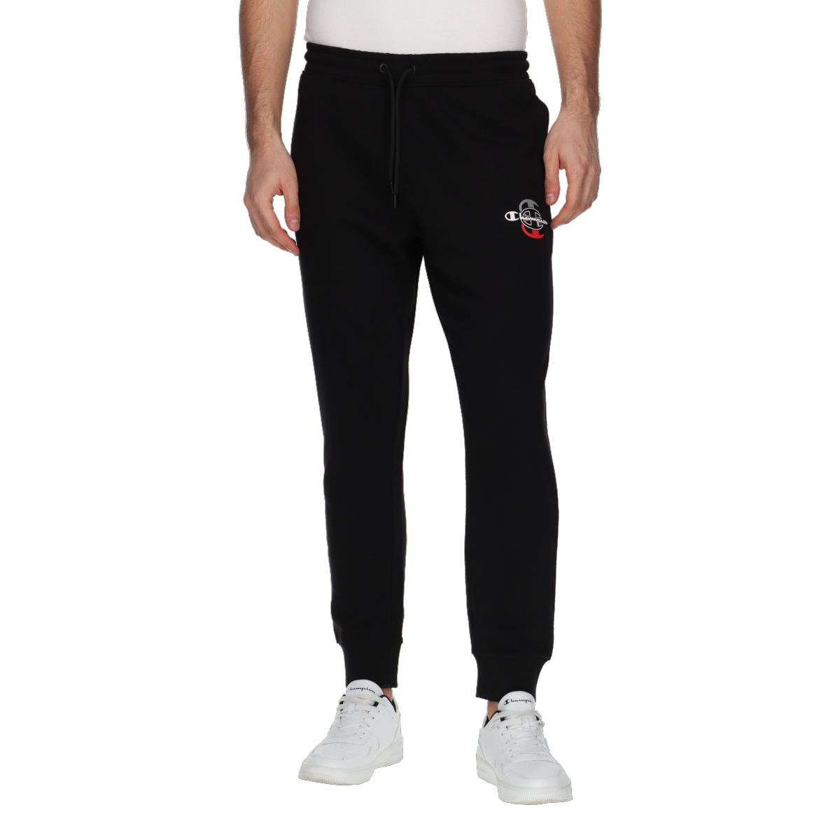 Träningsbyxor Champion Sweatpants Triple C Svart | 220527-KK001, 0