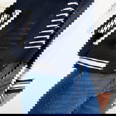 Jacka Tommy Hilfiger Letterman Jacket Blue Mörkblå | DW0DW18845 C1G, 2